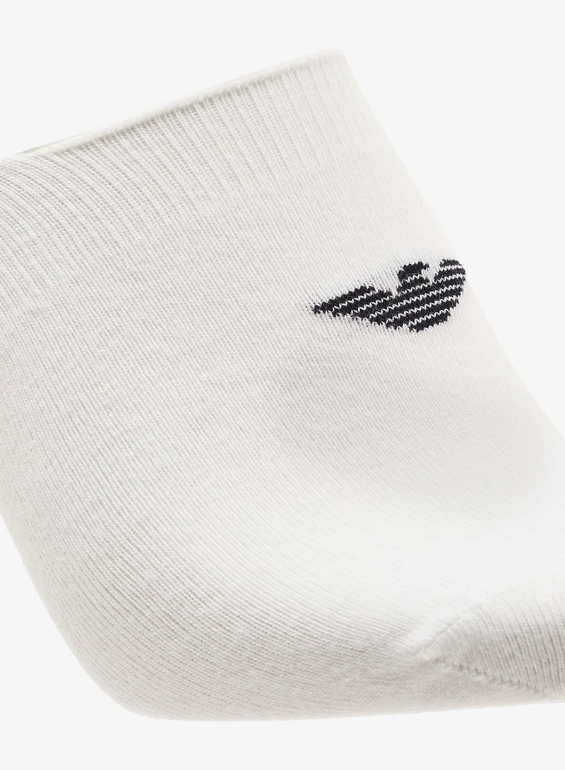 EMPORIO ARMANI  3 Pack Of Logo Liner Socks for Men | Best Price UAE